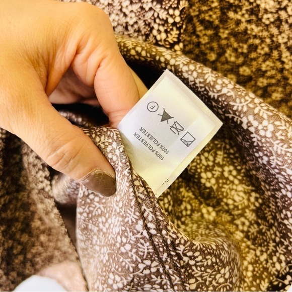 Icy Denver Brown Floral Pearl Snap Western Shirt Small - Picture 9 of 10